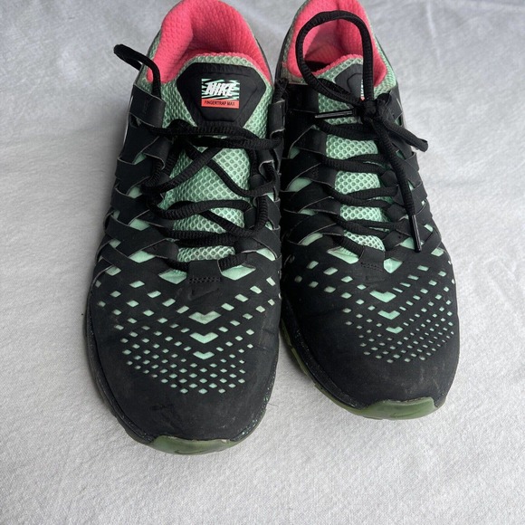 Nike Air Fingertrap Max Black Green Pink Glow Hyper Punch 644672-003 Men Sz 9.5 main image 7